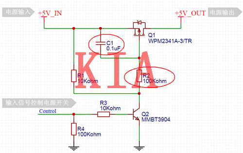軟開啟，MOS管，電源開關電路