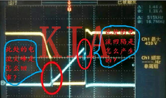 開關MOS電流波形