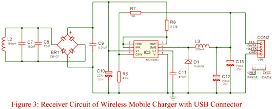手機(jī)無(wú)線充電器,電路
