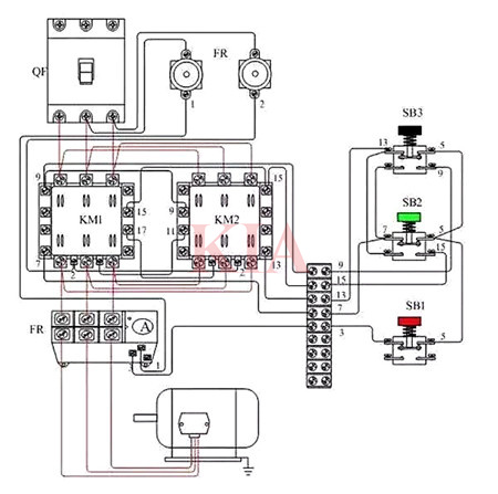 電機正反轉控制接線
