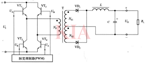 全橋dcdc變換,電路